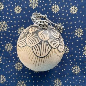 Christmas Ornament-Hand Painted Wooden Ball